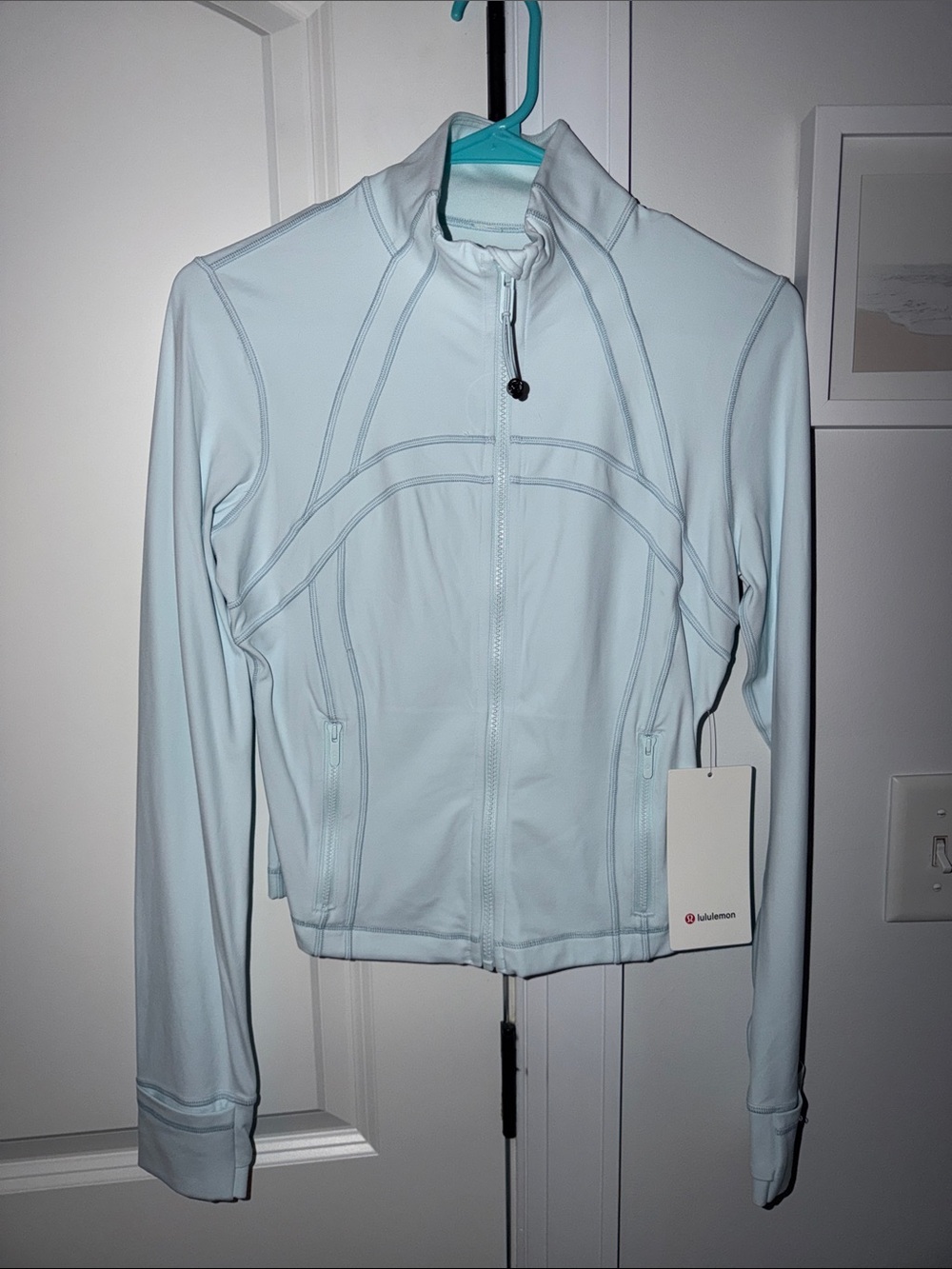 lululemon athletica Light Blue define cropped jacket